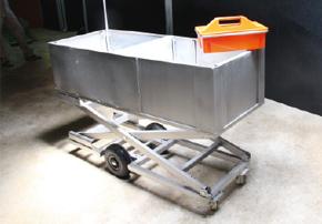 Chariot de soins pour porcelets