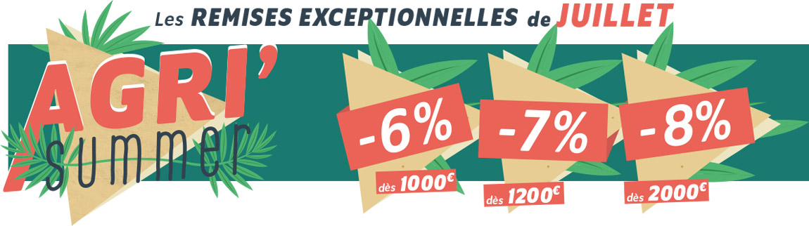 Vital Concept Agriculture - Profitez des remises exceptionnelles de juillet Vital Concept Agriculture - Profitez des remises exceptionnelles de juillet