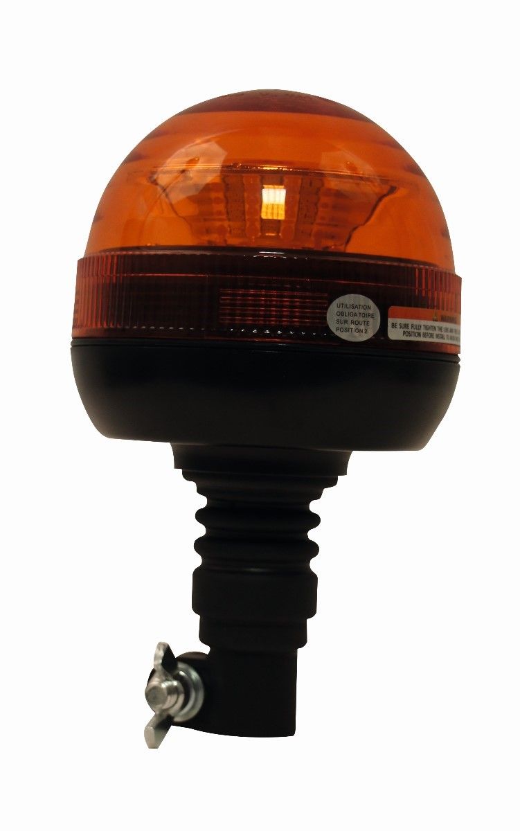 LEM Select Gyrophare Flash Rotatif ZBOX 36 LED 12-24v avec Fixation sur Tige Flexible 